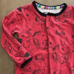 Magnetic Me Football Game Day NFL Sleeper Footie Pajamas